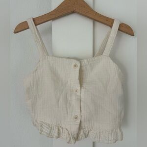 H&M Off-White/cream Textured Blouse